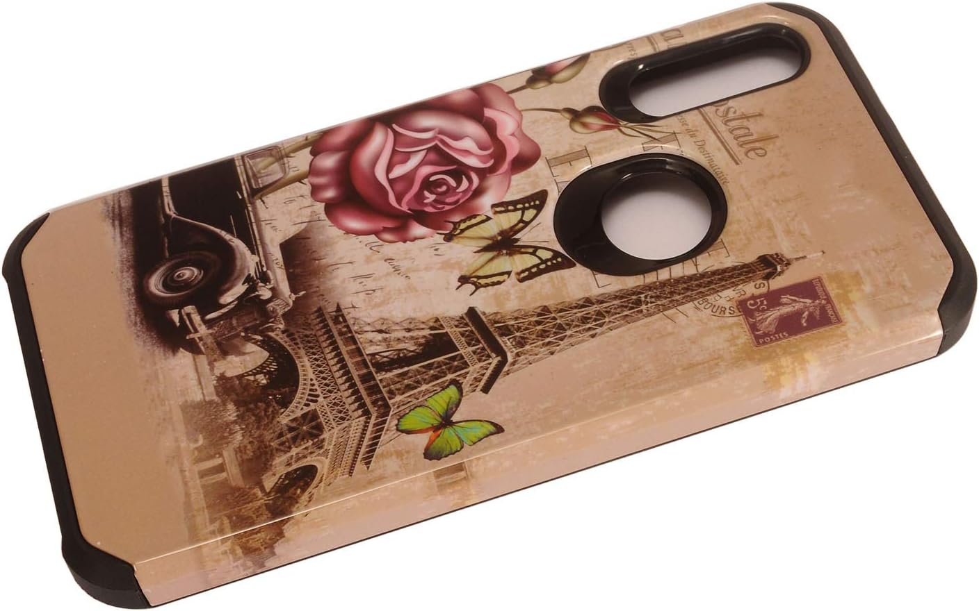 CELZEN – Para Motorola Moto E (2020) XT2052 – Funda para teléfono con imagen – Torre Eiffel AD1
