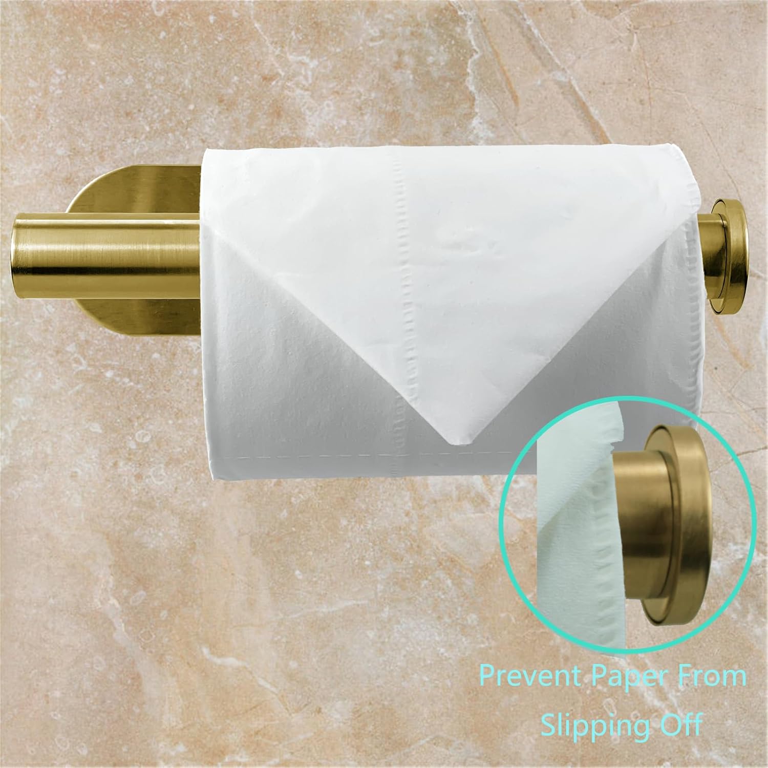 Soporte de papel higiénico, soporte para pañuelos, autoadhesivo, para montaje en pared, para baño, baño, inodoro, caravana, no requiere
