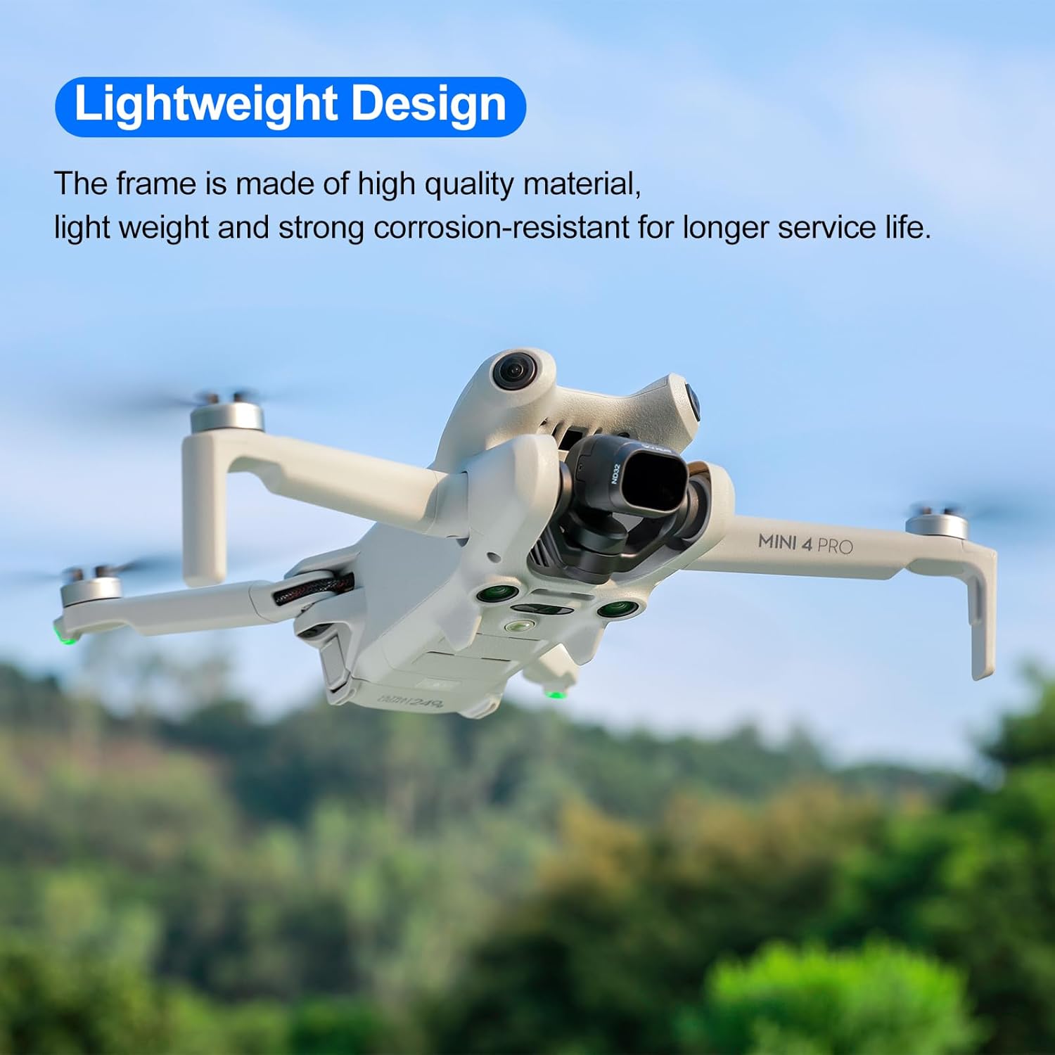 Filtro ND Mini 4 Pro, filtro polarizador multicapa, juego de filtros de lente de cámara para DJI Mini 4 Pro Dron, accesorios de 6 unidades