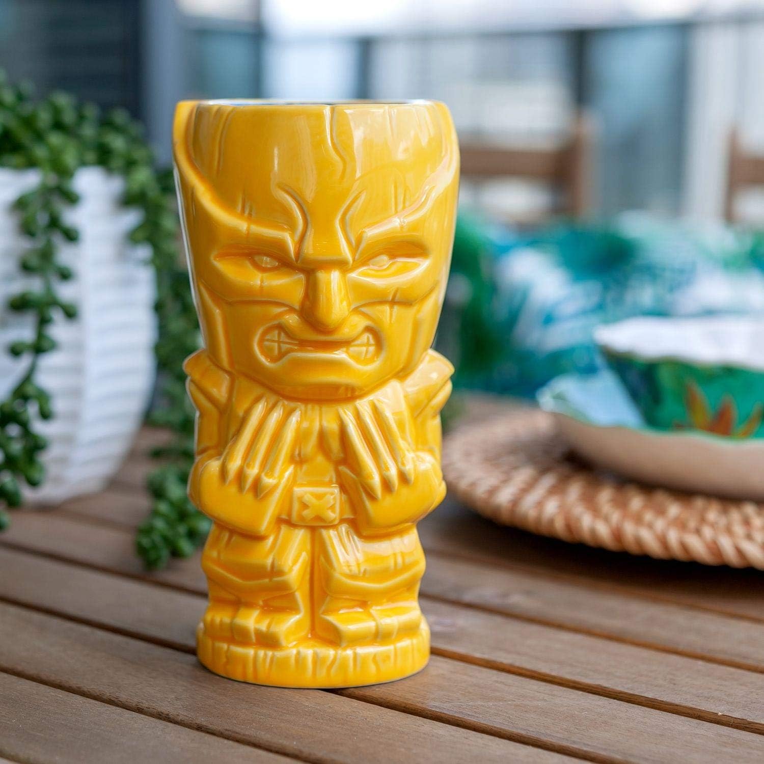 Geeki Tikis Marvel Comics Wolverine – Taza de cerámica para café, té y más, personaje favorito de X-Man, capacidad para 16 onzas