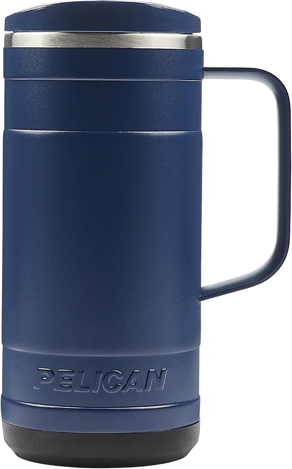Pelican Hydration Pelican Ridge – Vaso aislado al vacío de 18 onzas, acero inoxidable reciclado de doble pared de viaje con doble tapa, taza de café