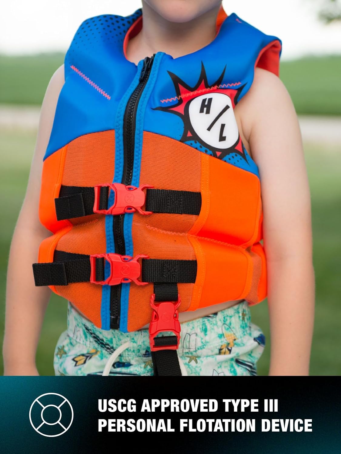 HyperLite Elite – Chaleco salvavidas para niños, aprobado por la Guardia Costera de Estados Unidos, ideal para cualquier actividad deportiva