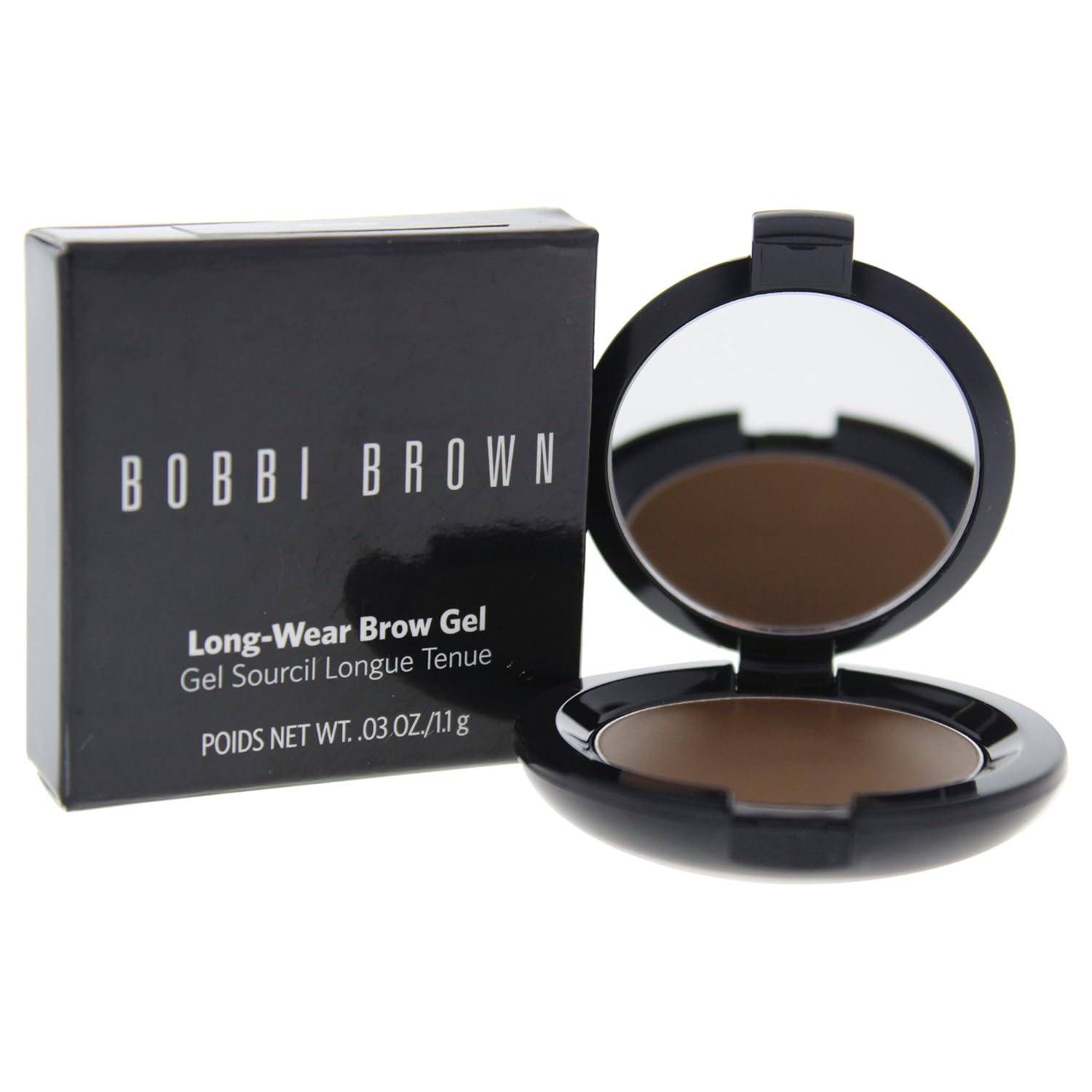 Bobbi Brown Gel de cejas de larga duración, rubio, 0.03 onzas