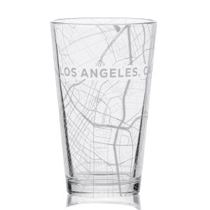 LOS ANGELES CALIFORNIA Engraved City Street Map Beer Pint Glass  Perfect Drinking Gift Idea & Unique Decor! LOS ANGELES CALIFORNIA Engraved City Street Map Beer Pint Glass  Perfect Drinking Gift Idea & Unique Decor!