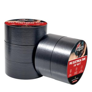 RED WOLF Cinta eléctrica de PVC de 1 pulgada x 66 pies, copolímero de copolímero de viscosidad, cinta eléctrica, ignífuga, impermeable, 1000 RED WOLF Cinta eléctrica de PVC de 1 pulgada x 66 pies, copolímero de copolímero de viscosidad, cinta eléctrica, ignífuga, impermeable, 1000