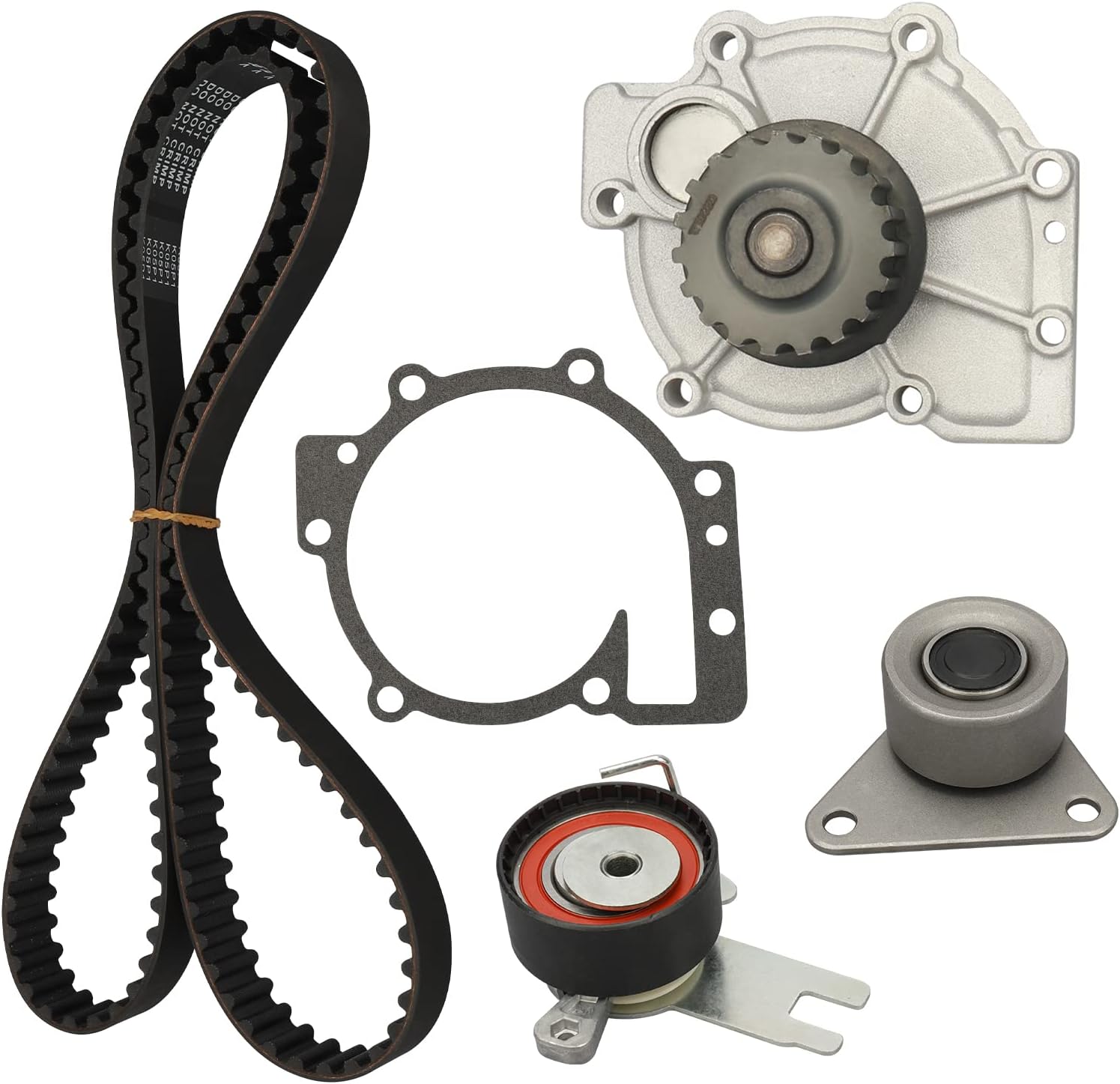 Kit de correa de distribución del motor con bomba de agua para Volvo S40 S60 S70 V40 V70 XC70 XC90 1998 1999 2000 2001 2002 2003 2004 2005 2006 2007