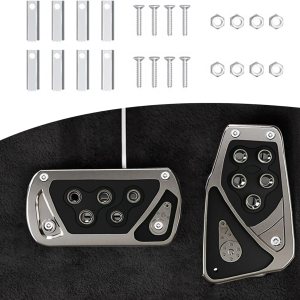 2 almohadillas para pedal de automóvil, kits de placa de descanso de pedales, almohadillas antideslizantes para pedal de automóvil, acelerador 2 almohadillas para pedal de automóvil, kits de placa de descanso de pedales, almohadillas antideslizantes para pedal de automóvil, acelerador