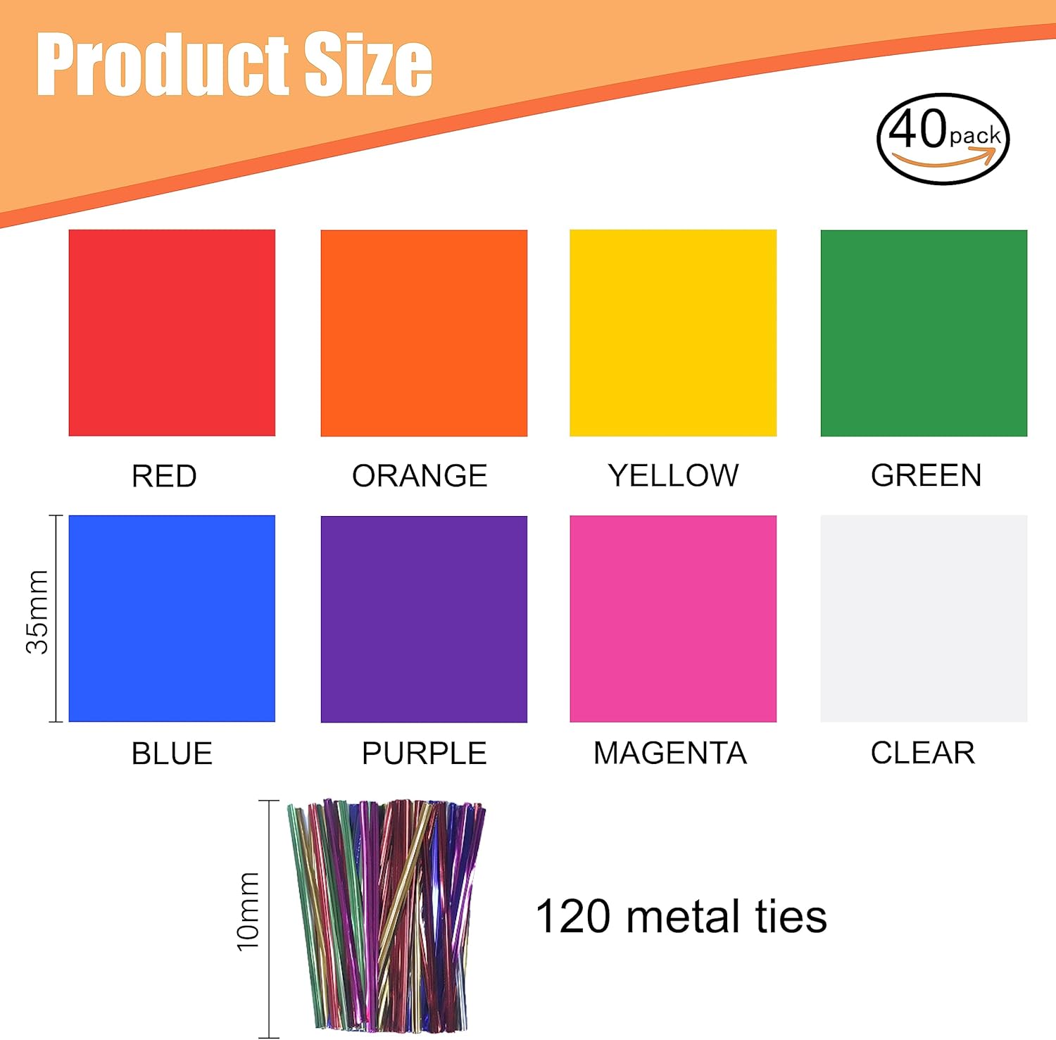 joaoxoko Envoltura de celofán, hojas de celofán de colores de 14 x 14 pulgadas para manualidades, regalos, envoltura de dulces, decoración de