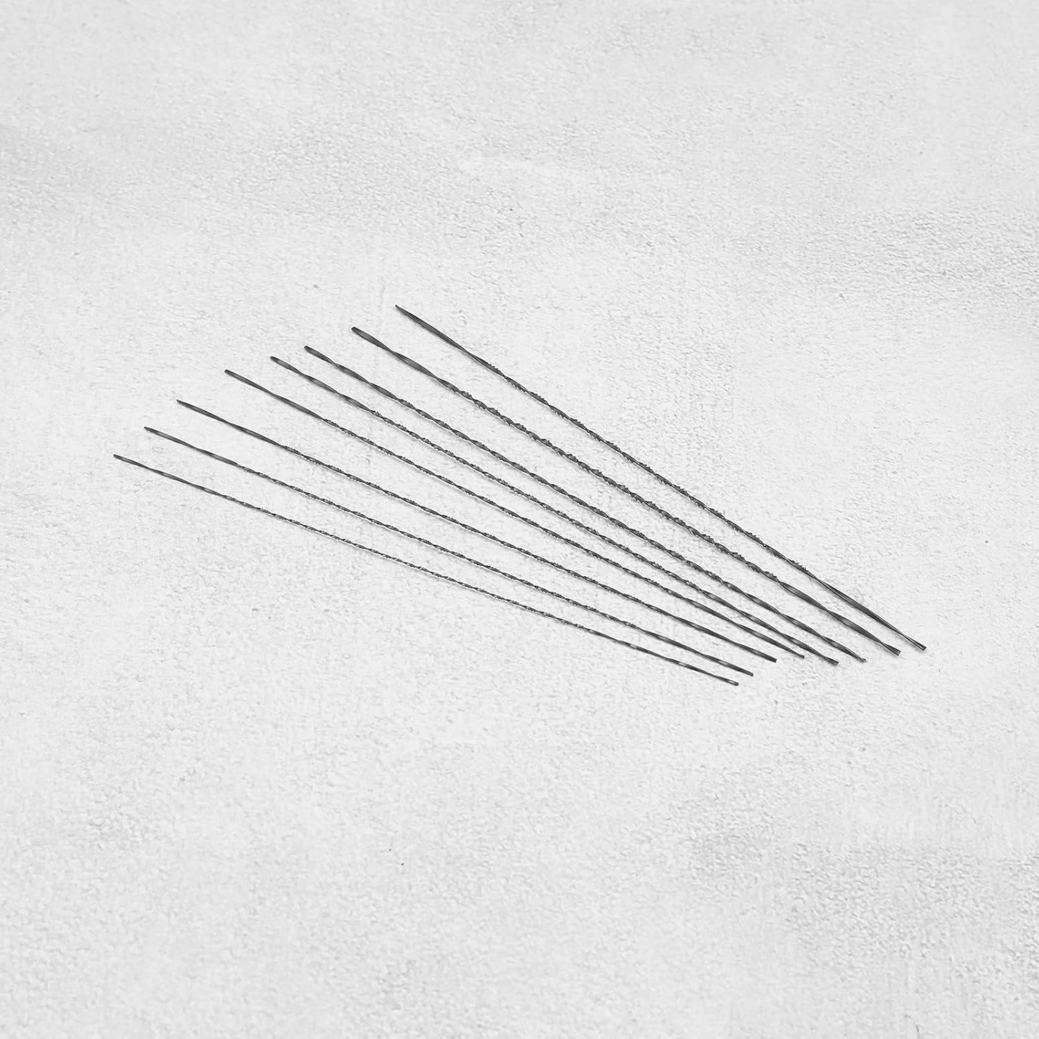 Create idea Juego de 24 hojas de sierra de desplazamiento con dientes en espiral para cortar madera, plástico, corte de madera, modelado,