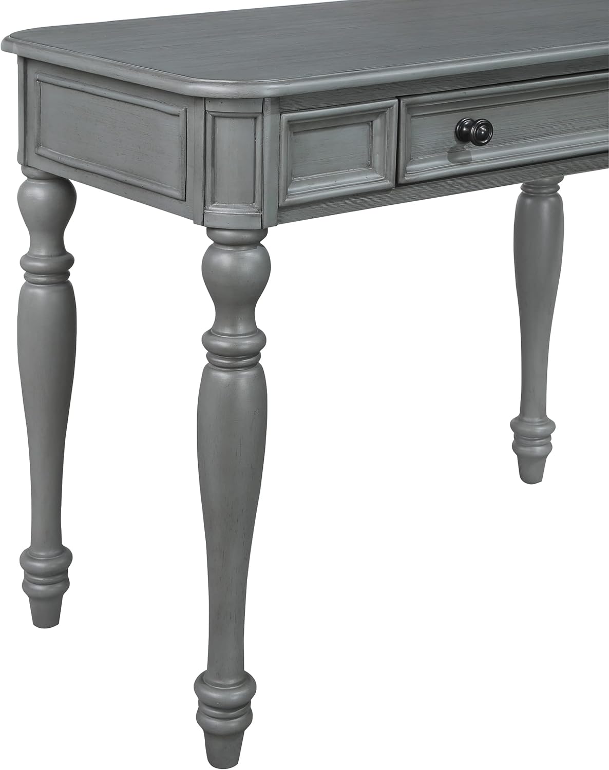 OSP Home Furnishings Country Meadows – Escritorio de 36 pulgadas con cajón, color gris plantación