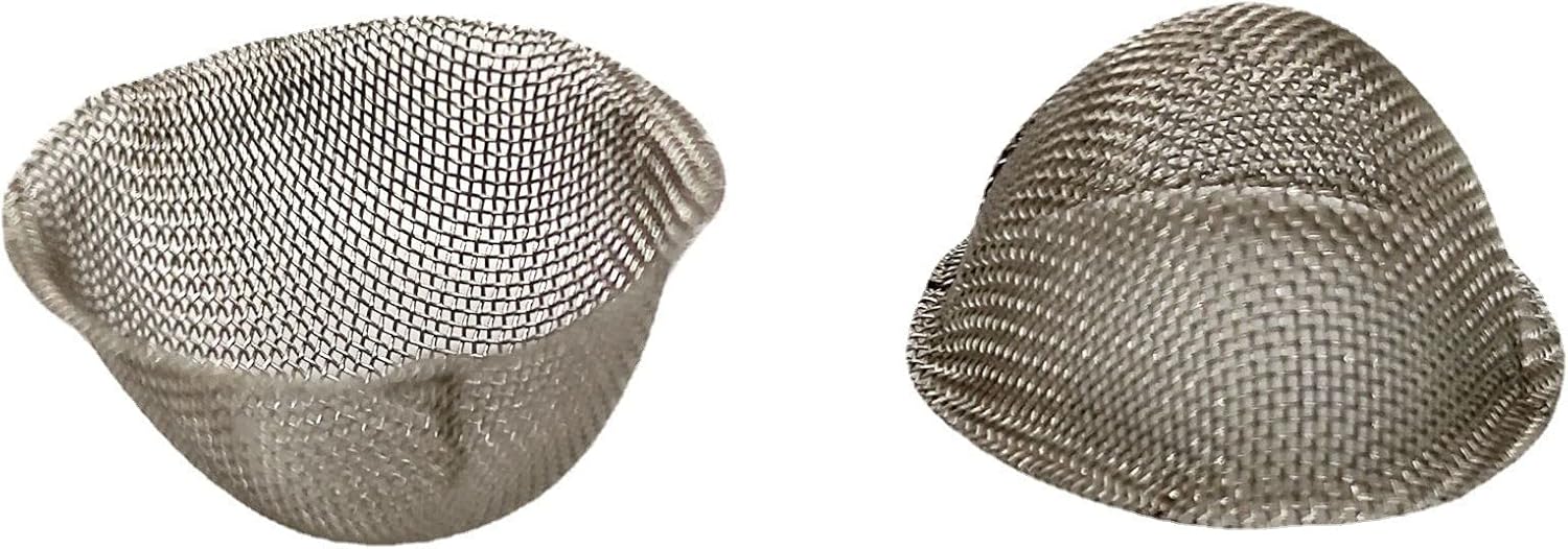 30 piezas de pantallas de tubería de 0.75 pulgadas (34) de acero inoxidable con diseño cónico con caja de metal. Tamaño ajustable