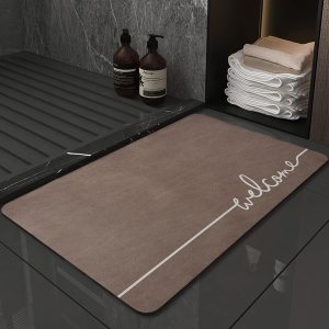 GHFSDO Tapete de baño de tierra de diatomeas, antideslizante, de secado rápido, súper absorbente, tapete de baño delgado para debajo de la puerta, GHFSDO Tapete de baño de tierra de diatomeas, antideslizante, de secado rápido, súper absorbente, tapete de baño delgado para debajo de la puerta,
