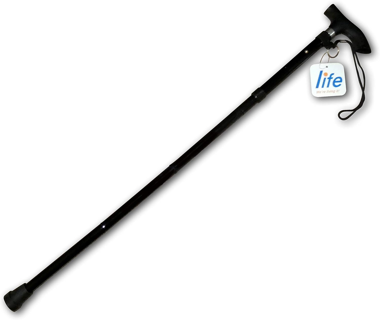 Life Bastón para el cuidado de la salud, ayuda para caminar flexible y duradera, bastón plegable y ayuda para la movilidad, ajustable de 33 a 37