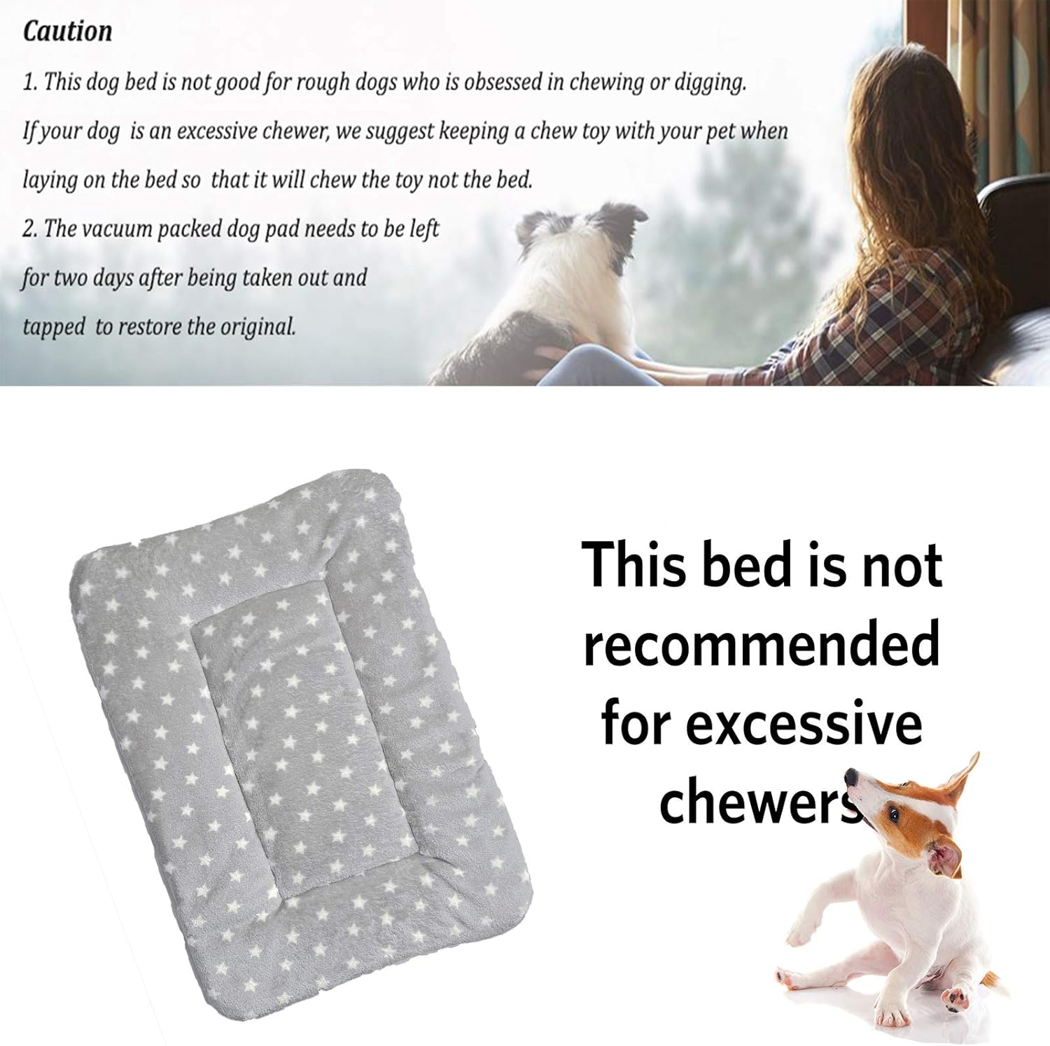 2 alfombrillas de cama para mascotas. Cama ultra suave para mascotas (perrogato) con bonitos estampados. Almohadilla reversible de lana de cordero