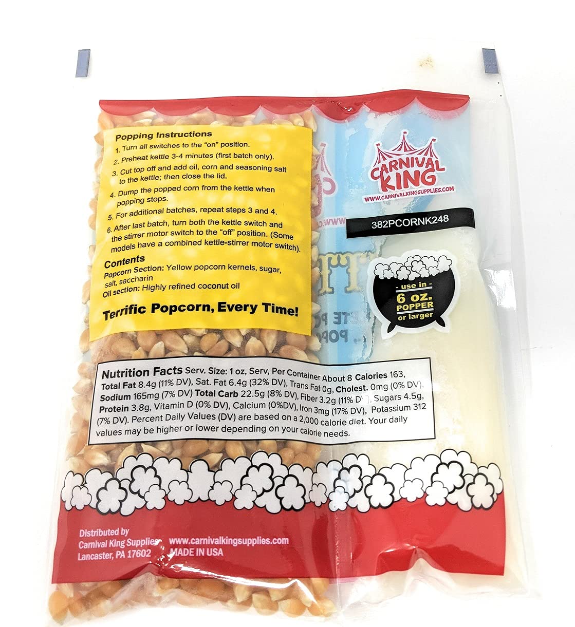 Al In One Kettle – Kit de maíz para 6 oz o más grande, paquete de 4
