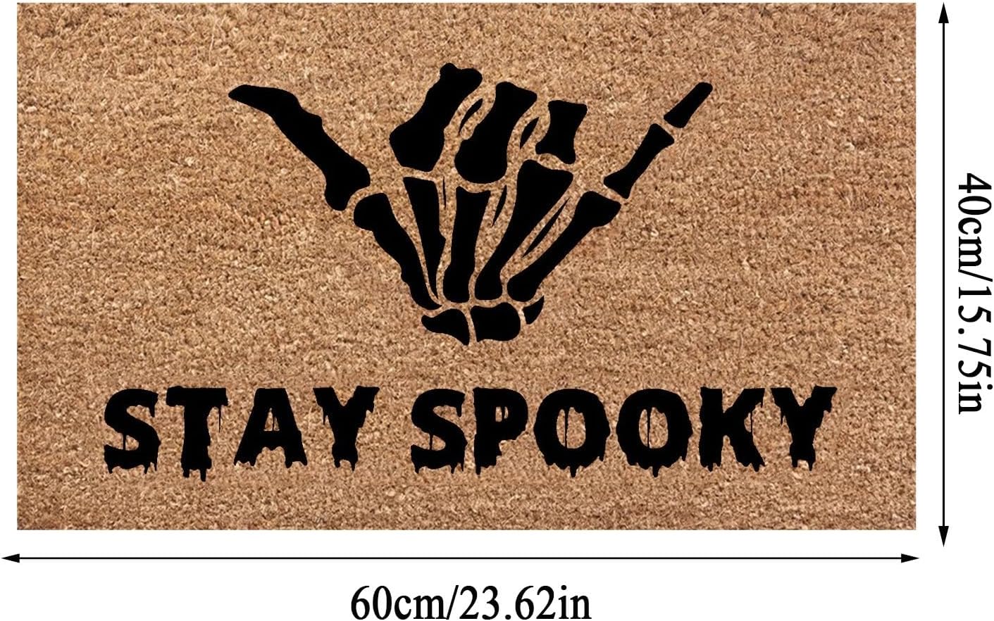 Alfombras de calabaza de Halloween para entrada, 23.6 x 15.7 pulgadas, impermeables, de bruja de Halloween, duraderas, faroles de calabaza, tapetes