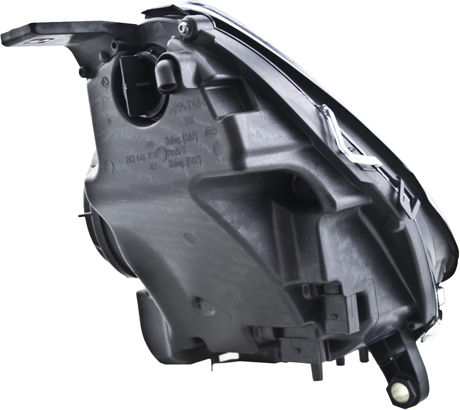 HELLA 263037061 Conjunto de faros delanteros, Mercedes-Benz Clase R (W251, V251), lado del pasajero, multicolor
