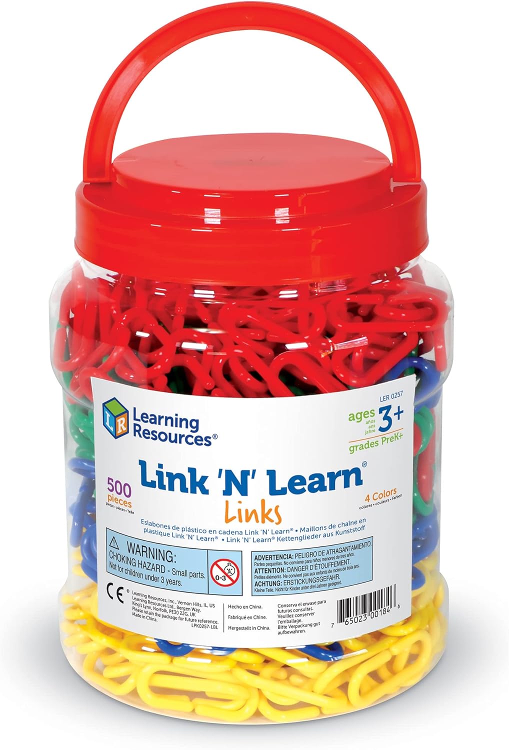 Learning Resources Enlaces para unir y aprender cubo de 500 - Imagen 7