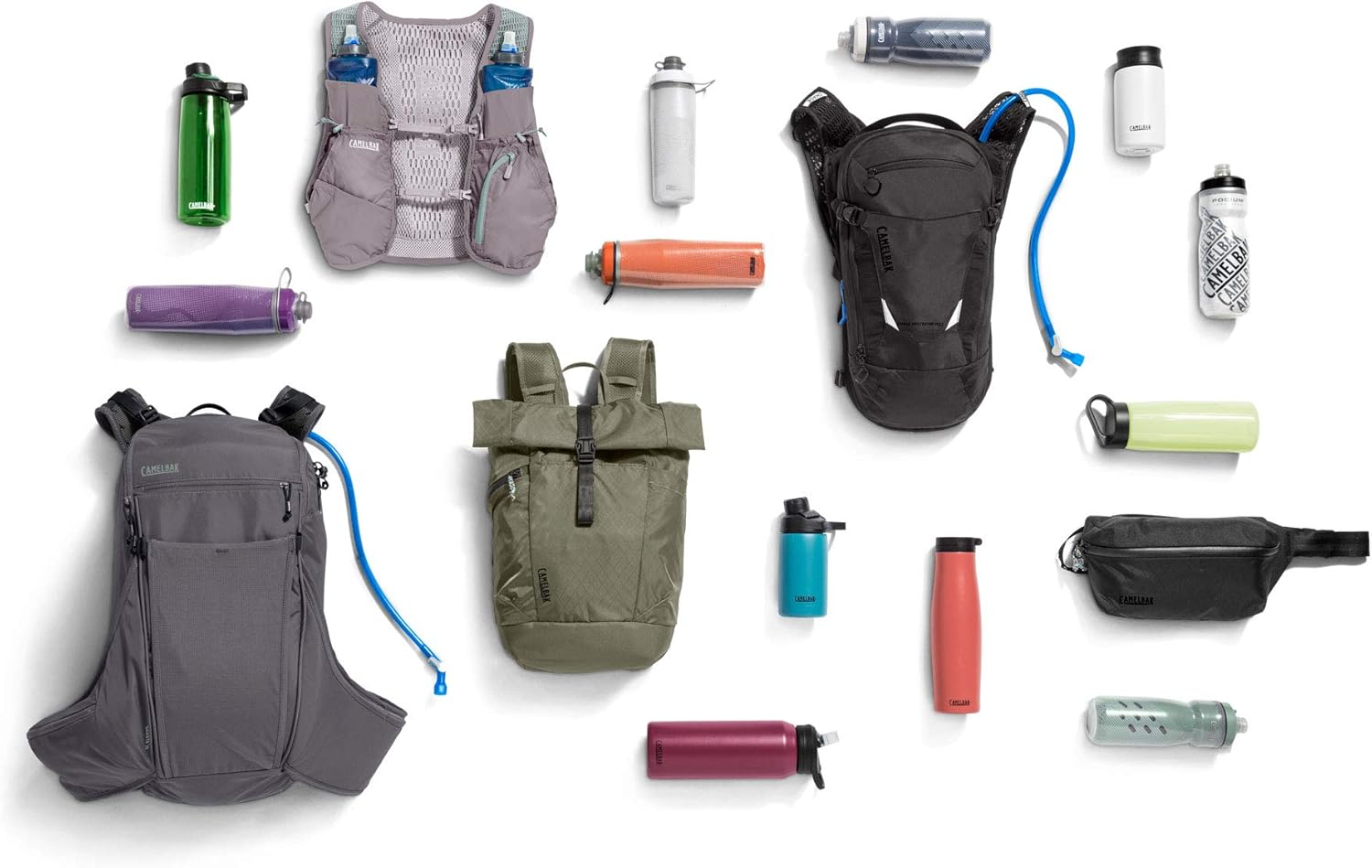 CamelBak Beck – Botella de agua de acero inoxidable con aislamiento al vacío, 20 onzas