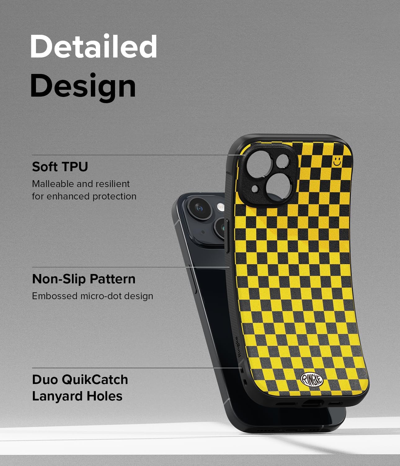 Ringke Onyx Se siente bien en la mano Funda compatible con Phone 2023 PL, tecnología antihuellas, antideslizante, agarre mejorado, a prueba de