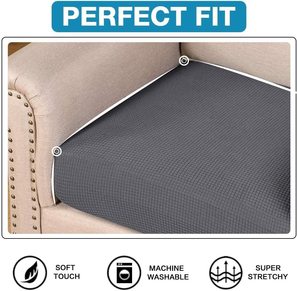 Funda de cojín de alta elasticidad, para sofá, funda de cojín protectora para sofá, para asiento de sofá, cubierta para sofá suave, flexible con
