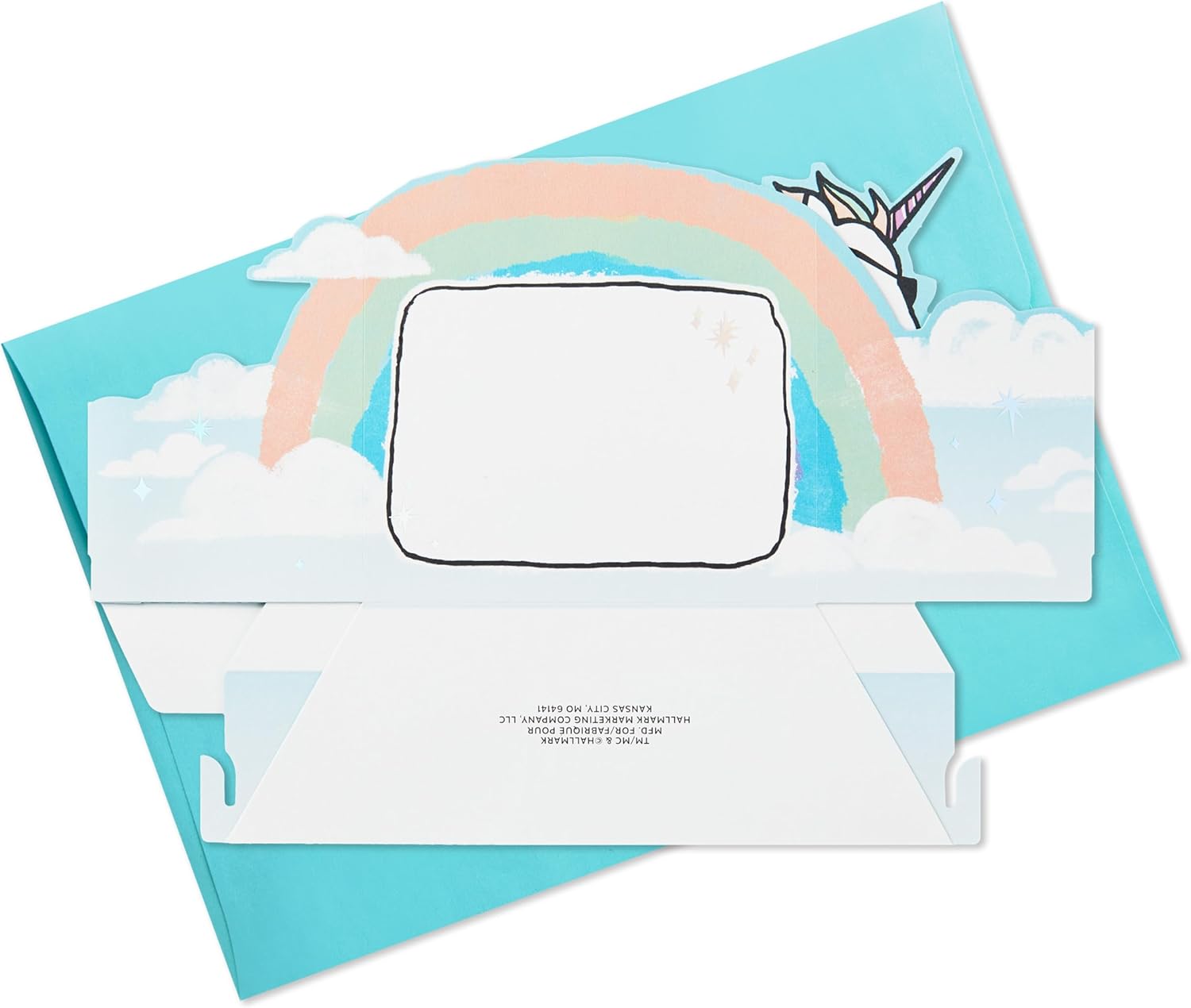Hallmark Paper Wonder Shoebox – Tarjeta desplegable para cumpleaños, felicitaciones (unicornio, eres tan increíble”)