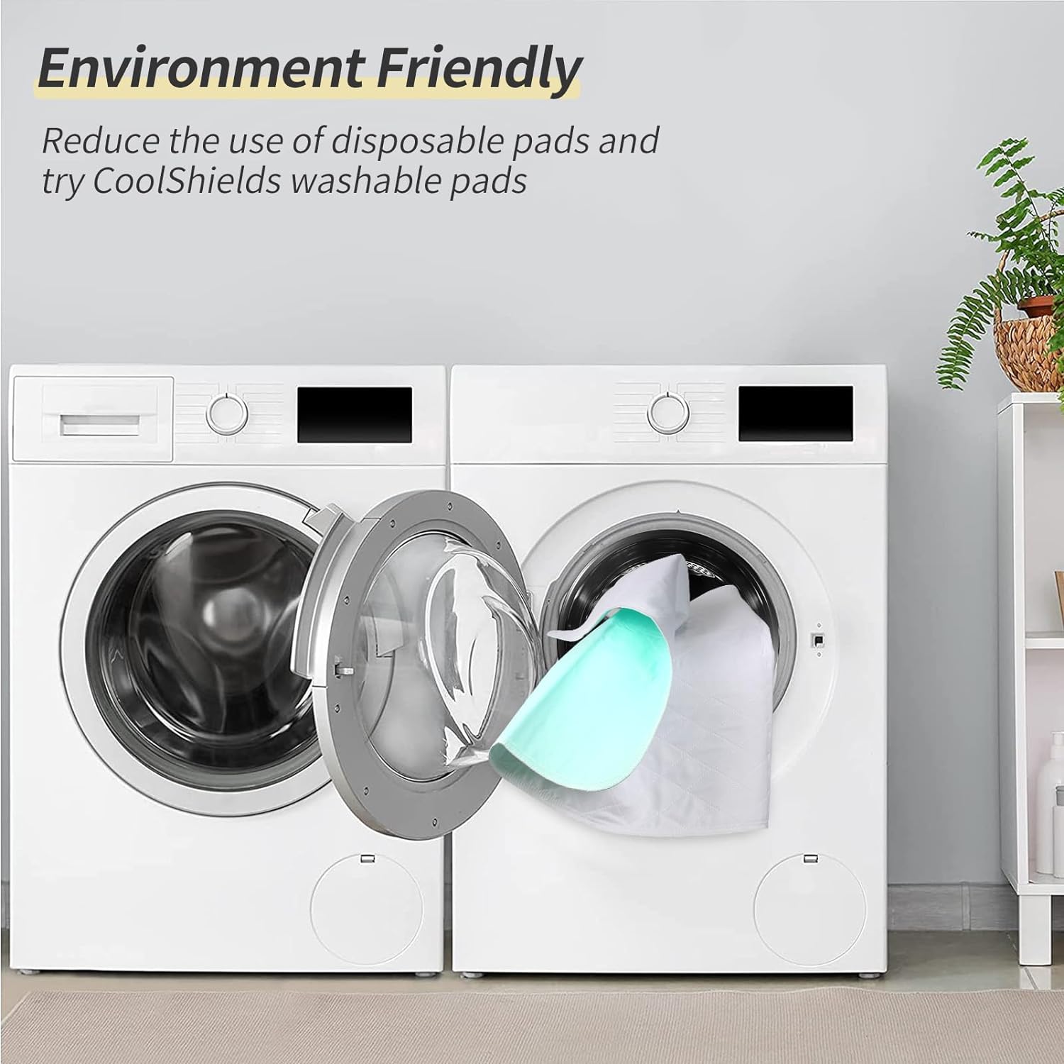 Almohadilla de cama impermeable lavable de 34 x 52 pulgadas (paquete de 3), almohadilla de cama para incontinencia con 8 tazas de absorción, para