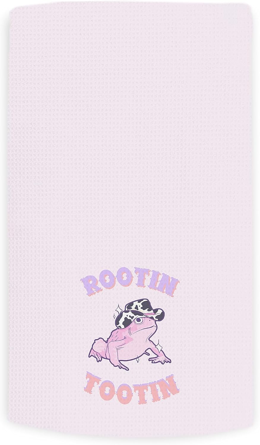 Toallas de cocina y paños de cocina de 16 x 24 pulgadas, diseño de rana vaquera occidental con sombrero estampado de vaca, toalla de cocina y