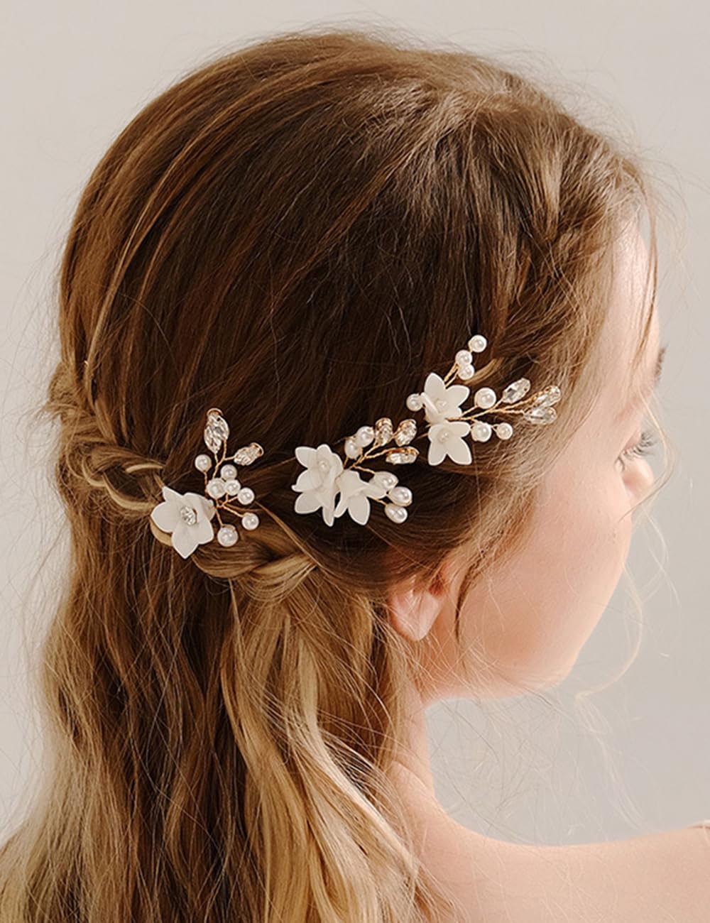 Horquillas para el pelo de boda con diamantes de imitación de perlas, accesorios para el cabello de novia, accesorios para el cabello con perlas de