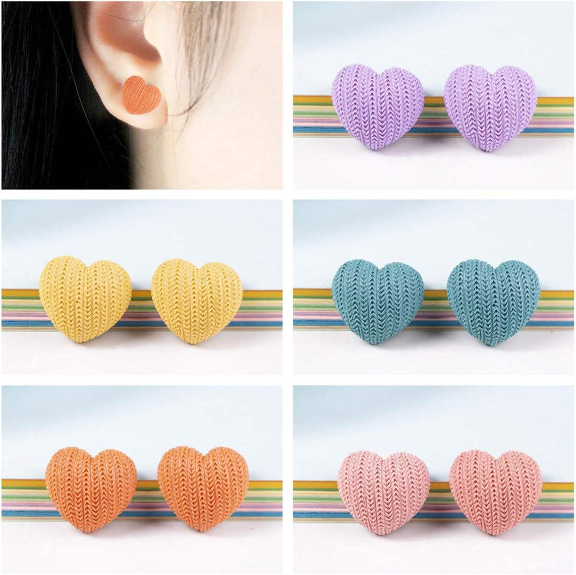 100 abalorios redondos de plástico con forma de estrella y corazón pequeño, adornos de cabujones de espalda plana, adornos para hacer joyas,