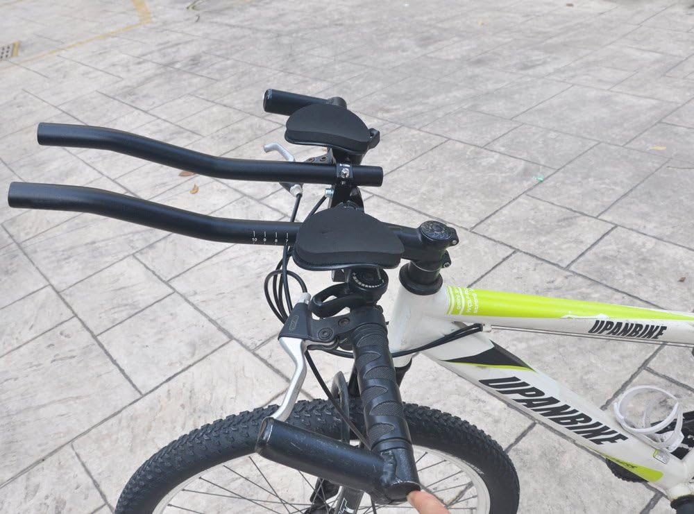 UPANBIKE Bicicletas resto Agarraderas tiempo contrarreloj bicicleta manillar Ciclismo TT Bar Triatlón Aero Bar para bicicleta de carretera o