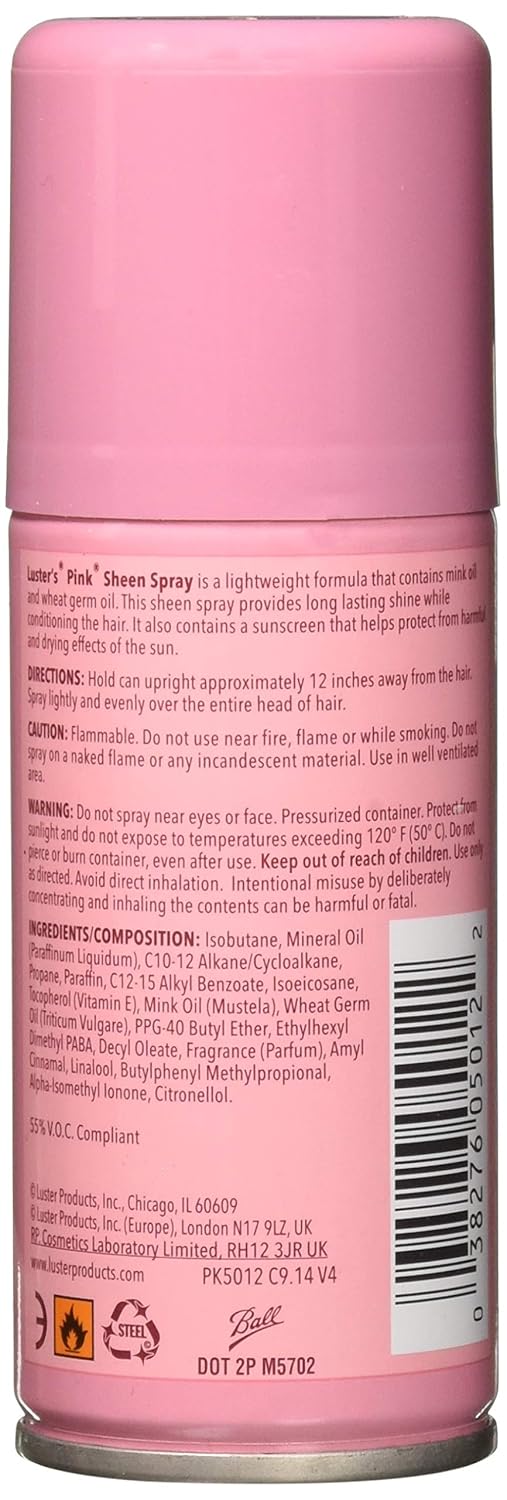 Lusters Pink Sheen Spray 2oz