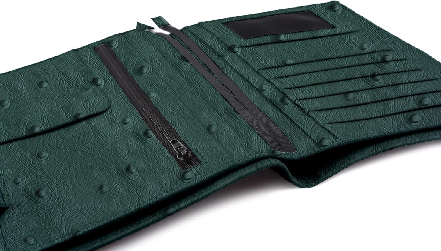 Funda de planificador B6 de piel auténtica, organizador personal con bucle para bolígrafo, ranuras para tarjetas, bolsillos con cremallera,