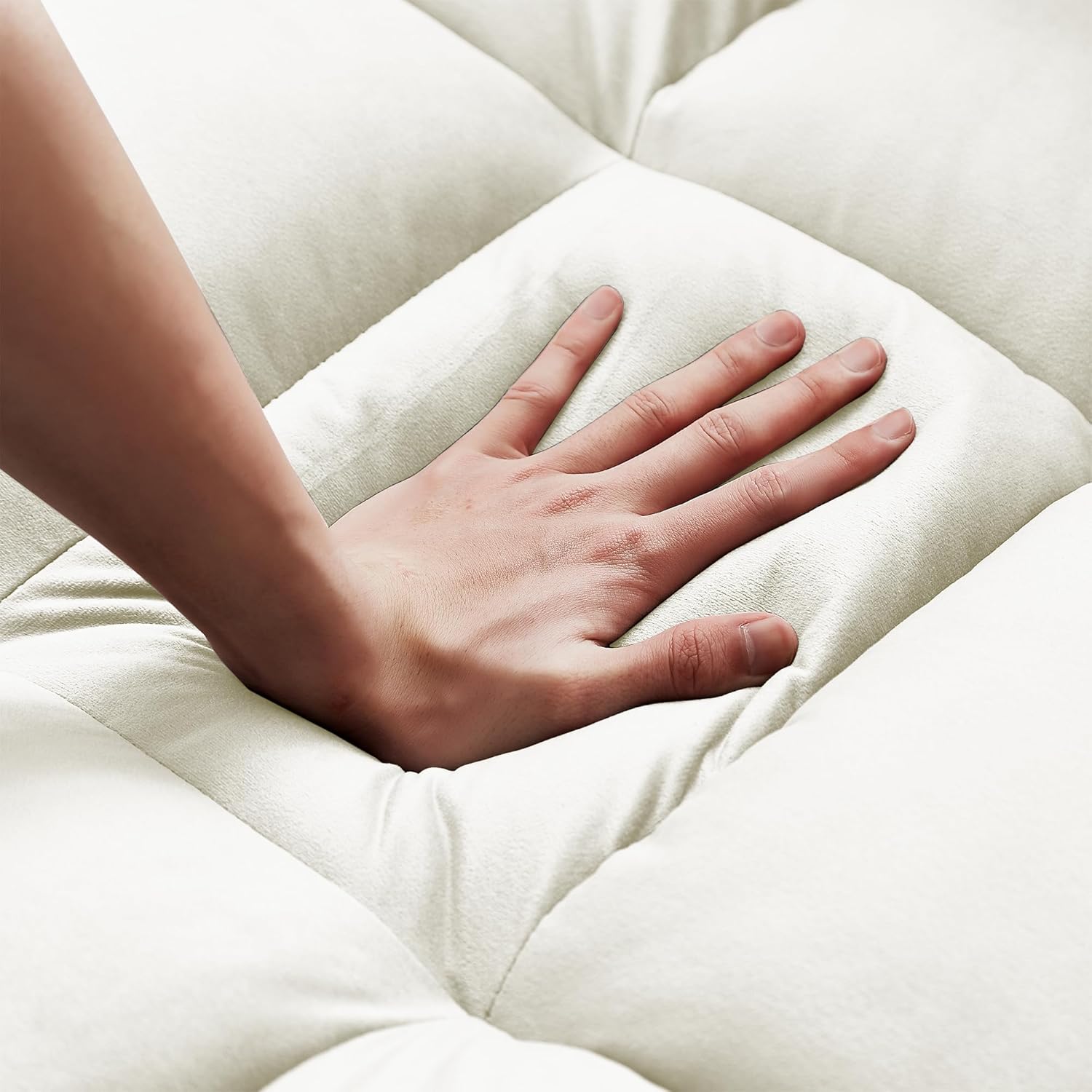 LUMISOL Sofá cama convertible moderno de terciopelo de 55.2 pulgadas, sofá cama multifuncional 3 en 1, cama extraíble, sofá biplaza con respaldo