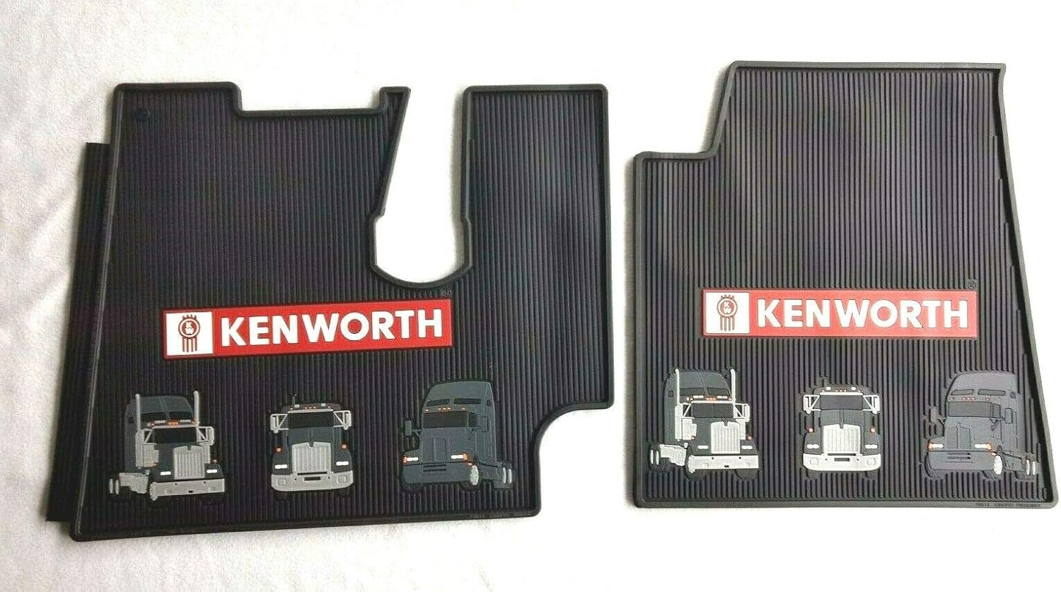 Kenworth Alfombrillas de goma negras T600 660 800 W900 OEM con logotipo de camión para 2005 a 2020