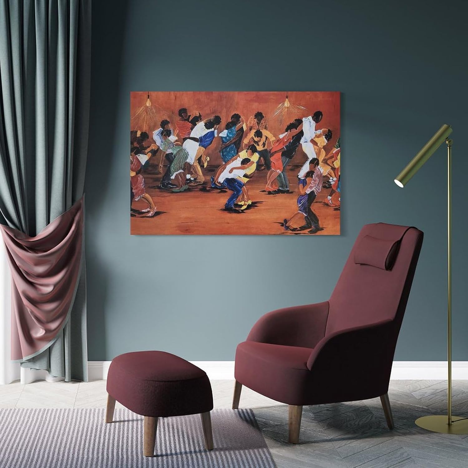 Ilustradora Annie Lee – Lienzo decorativo para pared, impresión de imagen de maratón de baile, póster de decoración de habitación, idea de regalo,