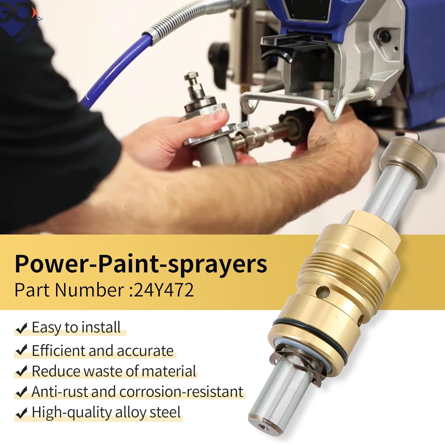 Dokili 24Y472 Power Paint Sprayers Bomba de repuesto para G.raco ProXChange ProX17 ProX19 ProX21 Bomba de pulverización eléctrica sin aire