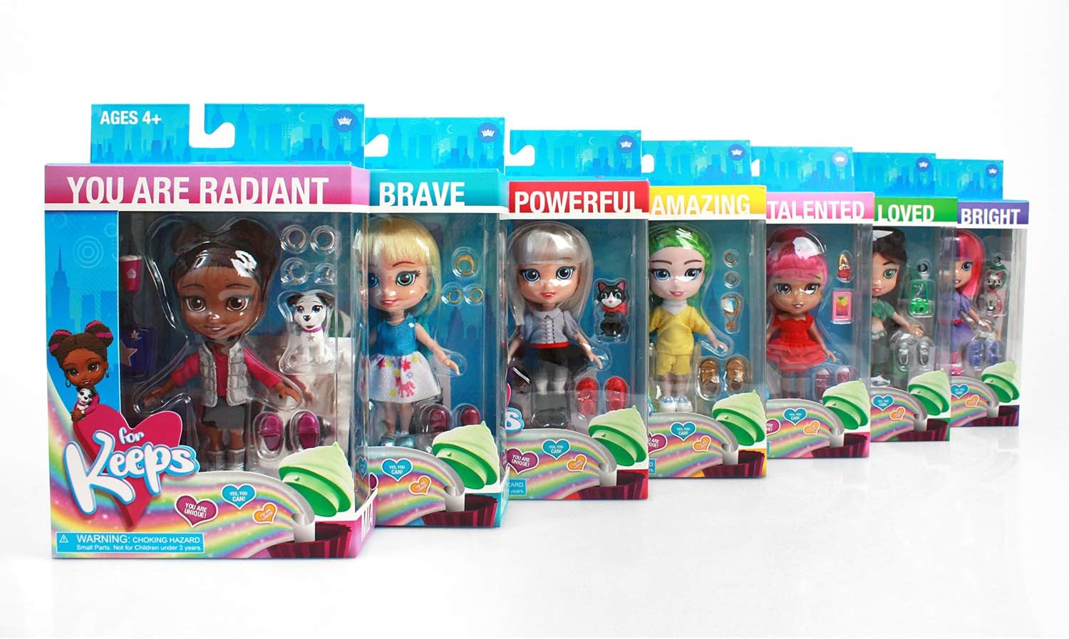 Loyal Subjects – for Keeps Sophia Girl with Cupcake Keepsake Hot Pink 5 figura de acción (red)