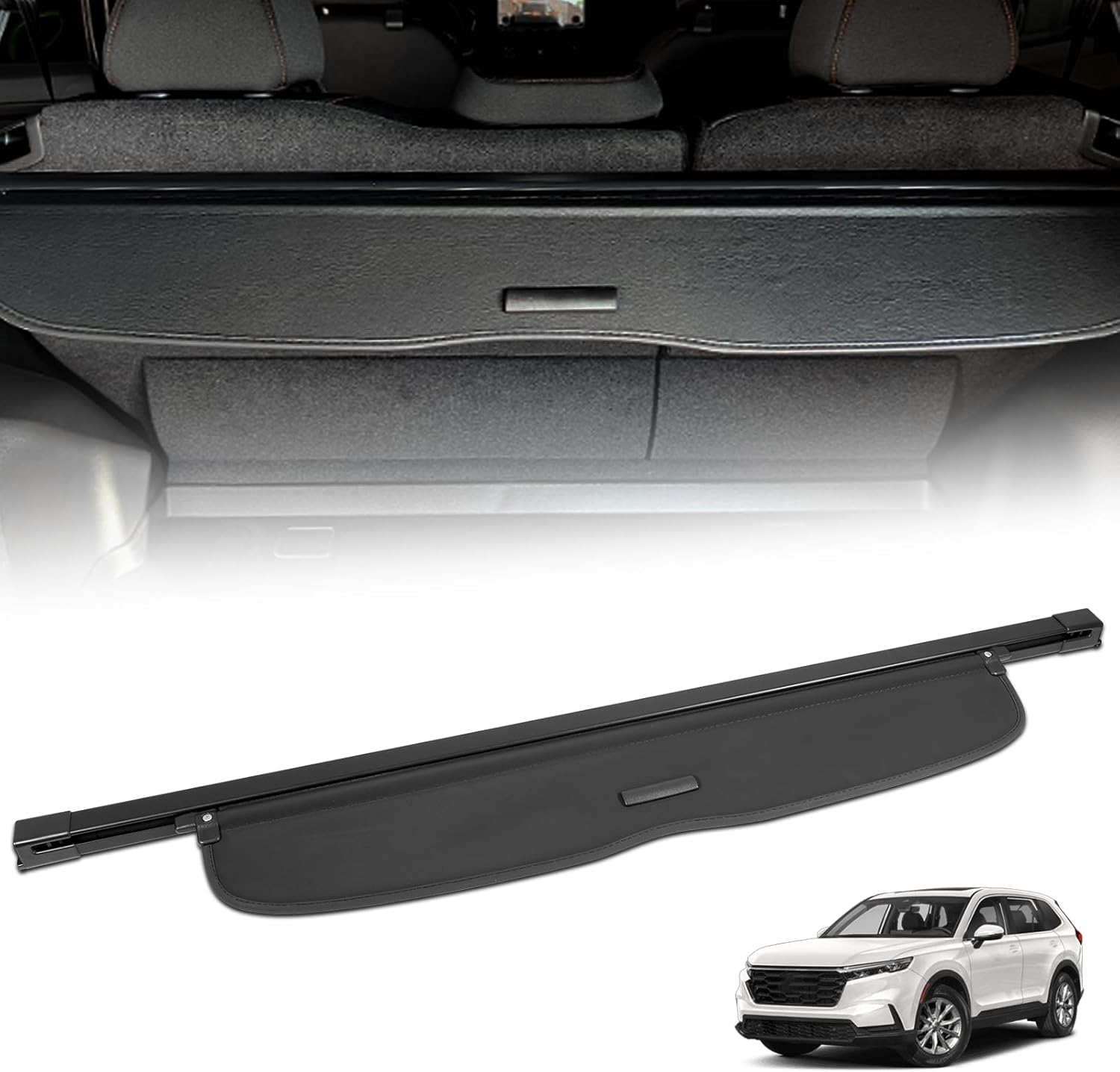 Cubierta retráctil de carga compatible con Honda CR-V 2023 6 generación antimiradas de privacidad para maletero de seguridad, almacenamiento