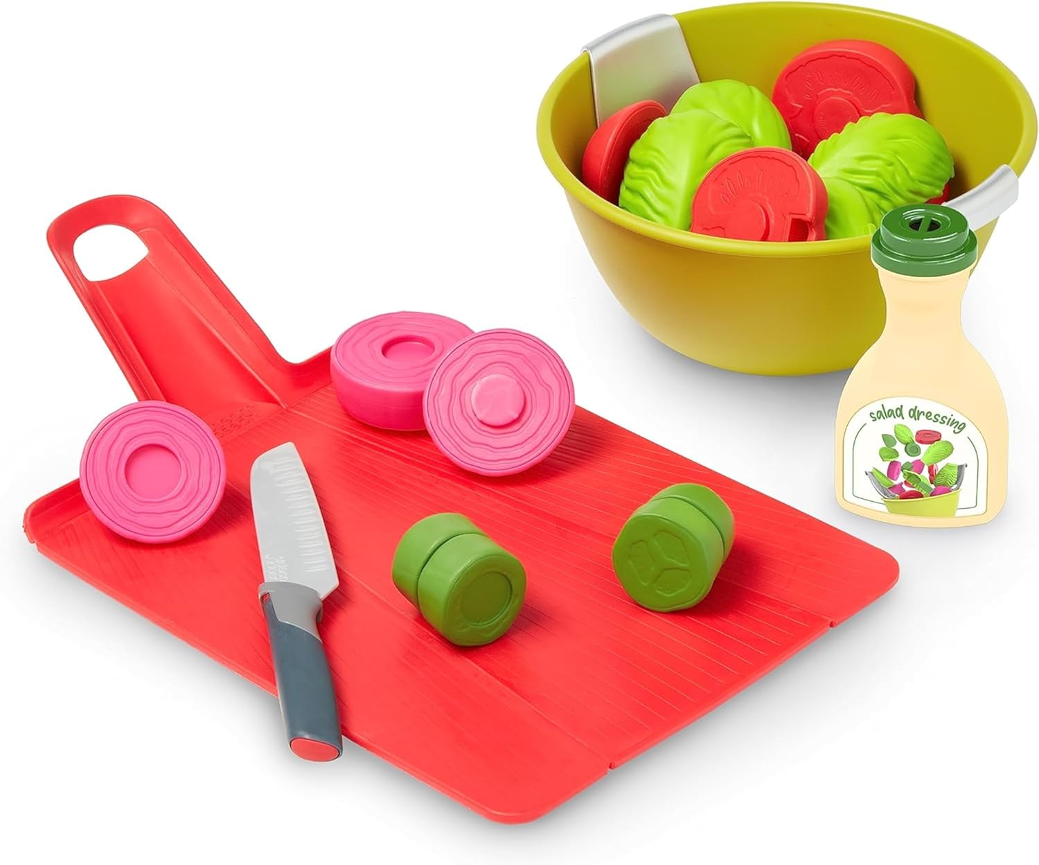 Casdon Joseph Joseph Toys Chop2Pot – Juego de cocina súper seguro para niños con tabla de cortar plegable y comida de juego para picar – Para niños