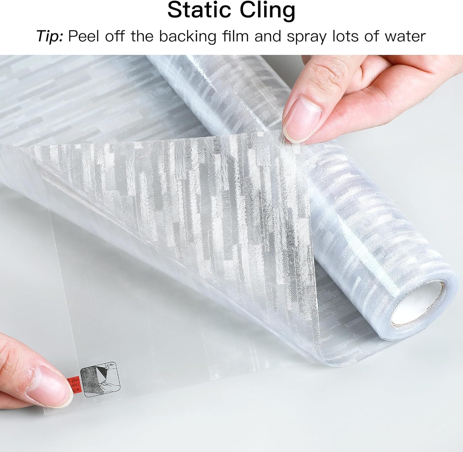 Película de privacidad para ventana, película de vidrio esmerilado para ventana, adhesivo estático no adhesivo, vinilo opaco para ventana, cubierta