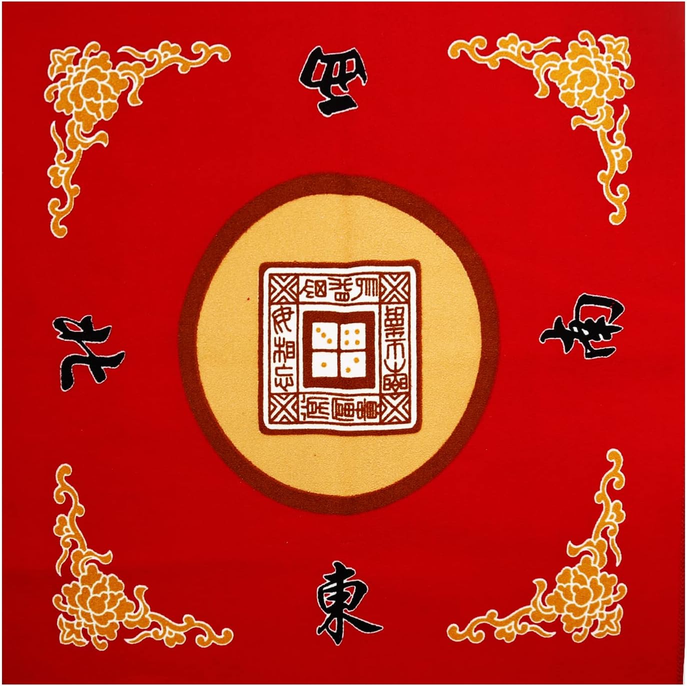 Mahjong Mat, cubierta antideslizante para mesa de reducción de ruido, tapete de mesa de Mahjong antideslizante con bolsa, para Mahjong Paigow Poker