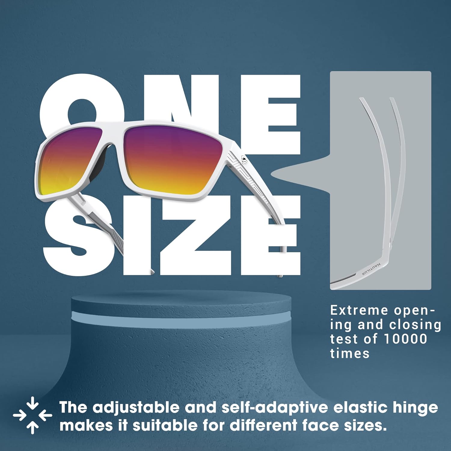 Lentes de sol deportivos polarizados para hombres y mujeres, ciclismo, pesca, barco, playa, montañismo, golf, protección UV, TR77