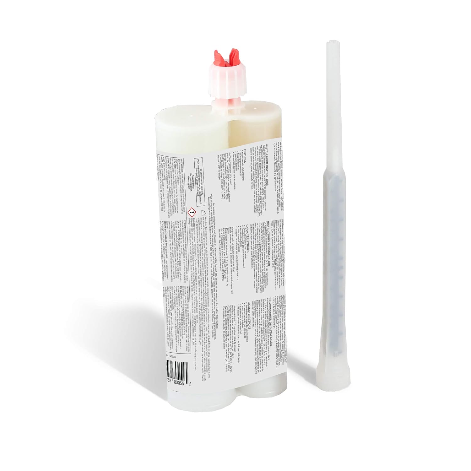 DRICORE PRO Kit de resina de inyección epoxi estructural de reparación de hormigón (30 pies)  El mejor juego todo en uno con relleno inyectable para