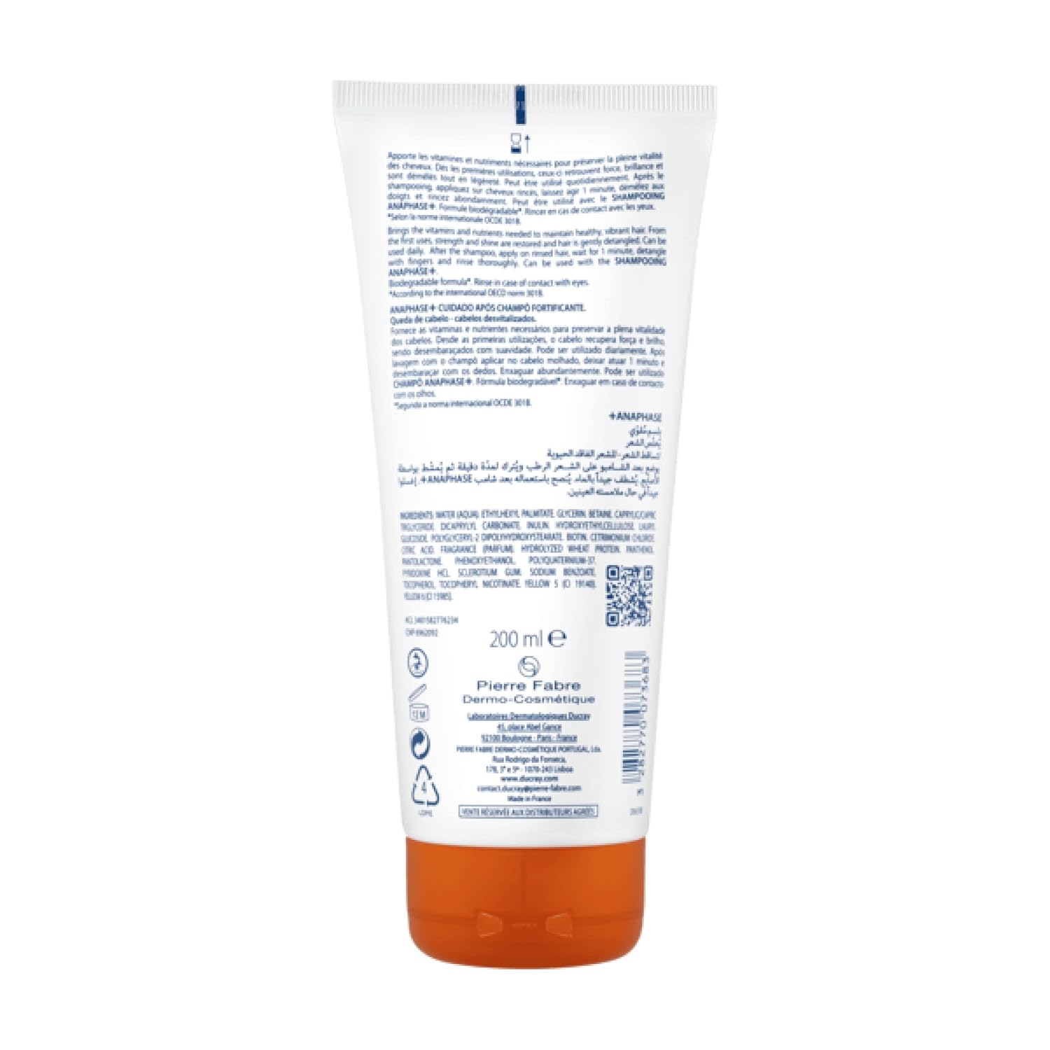Ducray Acondicionador fortalecedor Anaphase+, 6.7 fl. oz.