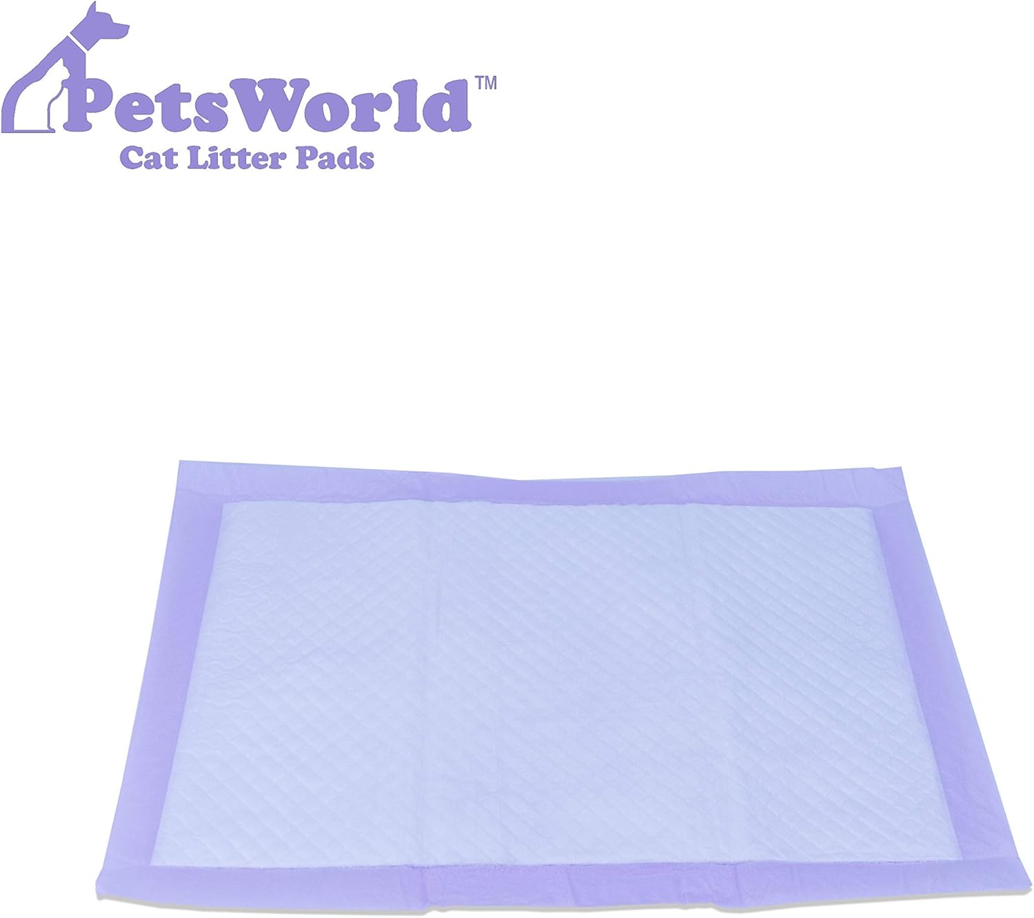 PETSWORLD Recambios de almohadillas para gatos Tidy Cats Breeze Litter System 50 almohadillas para caja de arena para gatos, 16.9 x 11.4 pulgadas