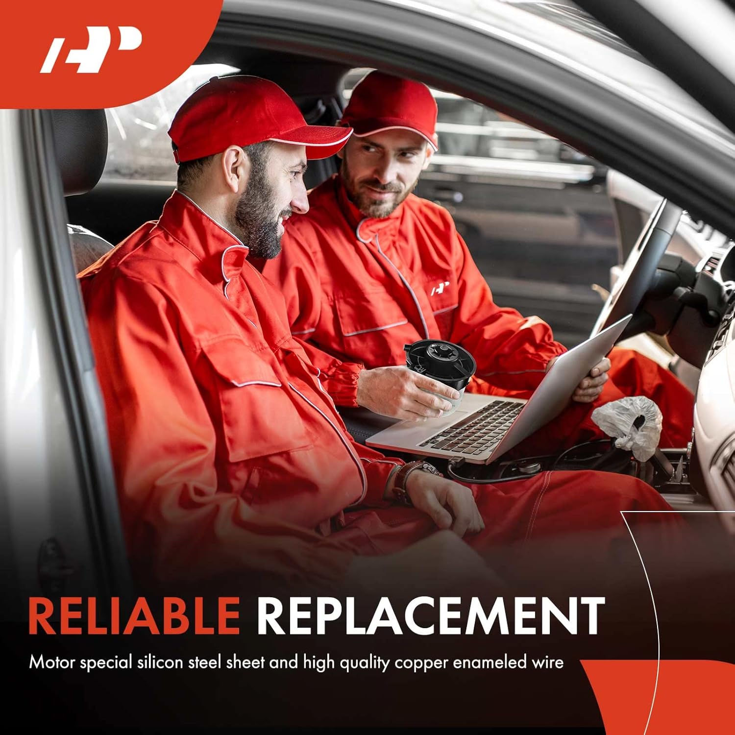 A-Premium Conjunto de motor del soplador de calentador HVAC compatible con vehículos Volvo – XC40 2019-2020, L4 2.0L – Parte delantera, repuesto #