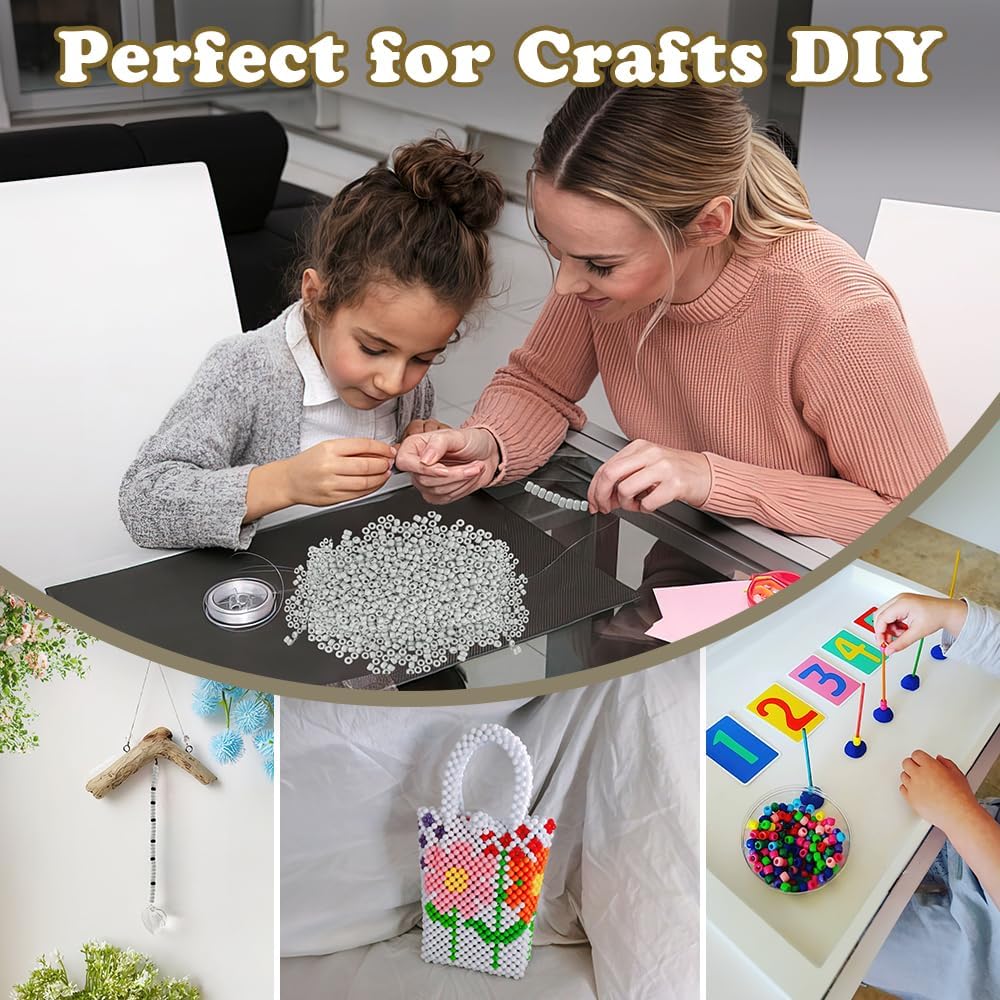 1100 cuentas de poni, kit de cuentas de pulsera de la amistad, cuentas para hacer joyas, cuentas para el cabello, cuentas para hacer pulseras,