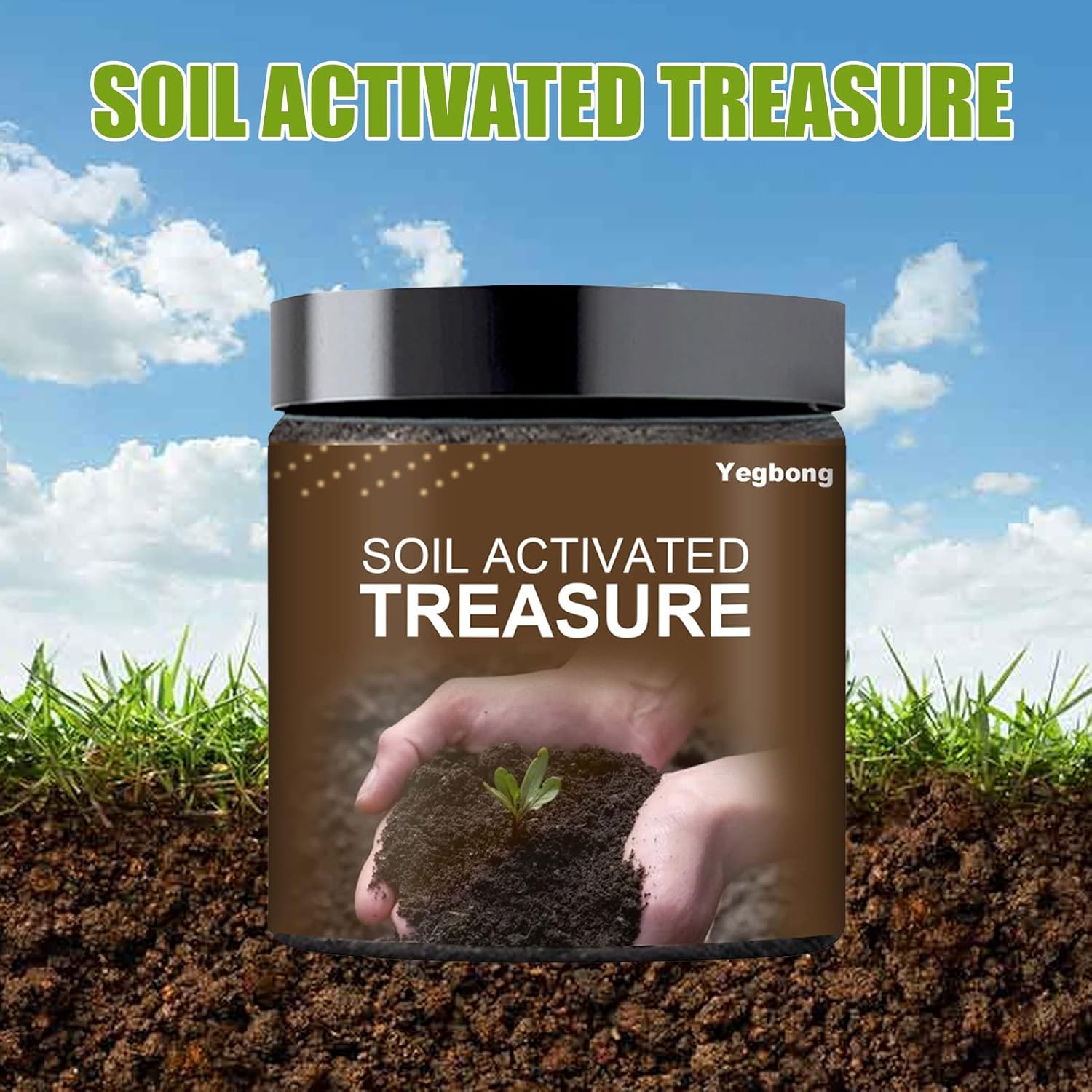 Tesoro activado por el suelo, mezcla para macetas de activación de suelo, suplemento vegetal para etapas, mezcla para macetas de activación de suelo