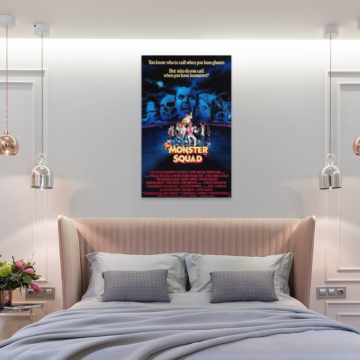 Póster de película The Monster Squad de 1987 para dormitorio, decoración de pared estética, impresiones artísticas en lienzo para decoración de